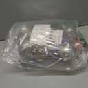 Black Christmas Ornaments, 25ct 3.15in Large Clear Plastic Hanging Ornaments for Christmas Tree, Halloween, Party