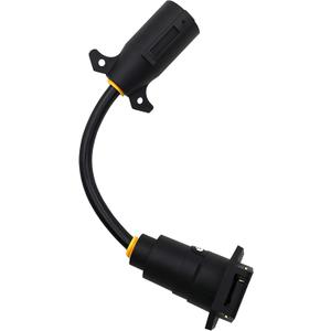F2BC004XXBK 7 Way Vehicle Power Adapter to 7 Blade Connector Cable, Compatible with Furrion Vision S RV Camera Systems and 7 Pin 12V Trailer Camera Sevices, Replaces FR87PR 2021132201