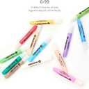 AMOS Sun Deco Window Art  10.5 ml x 10 Colors  12 Small Gold Outline Suncatchers for Kids (Dessert), DIY Kids Arts and Crafts