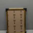 Wood 10x14 Frame Gold, Ornate Natural 14x10in Poster Picture Frame, Modern Golden 10 x 14inch Gallery Wall Photo Frame with HD Plexiglass, Horizontal Vertical Wall Mounting Display 1pcs