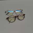 Exquisite Ultra-light Progressive Multifocus Reading Glass Women Blue Light Blocking Multifocal Readers (2.5x), Pack of 2