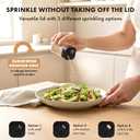 EDELHAUS Glass Spice Jars with Adjustable Rotating Lids (24 Pack)  4oz Seasoning Jars with 240 Labels, Funnel & Brush  Airtight Spice Containers for Kitchen Organization