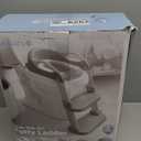 Jool Baby Potty Training Seat with 2 Step Ladder for Toddlers - Splash Guard, Adjustable Height (Gray)