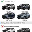 Roof Rack Cross Bars Compatible with Honda Pilot 2023 2024 2025 2026 Elite Sport Touring Trailsport (Except LX and EX-L) with Raised Side Rails, Heavy Duty All-Metal Aluminum Crossbar Luggage Racks