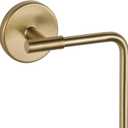 Hand Towel Holder Champagne Bronze Towel Racks for Bathroom Wall Square Towel Ring Holder for Bath Towel Hanger for Kitchen, Bathroom Accessories (Square (Screw))