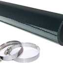 ID 2 inch Straight Silicone Hose (8 inch Length) Coupler 4-Ply Reinforced with Stainless Steel Clamps Intake Piping, Couplers