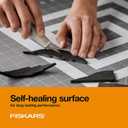 Fiskars Self Healing Cutting Mat for Quilting, Arts and Crafts, 24" x 36" Grid, Sewing Mat, Craft Cutting Board, Sewing Supplies and Quilting Tools