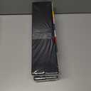 2 x 8Pcs Felt Board Tile Bulletin Board Bar Strip for Wall, Self-Adhesive Memo Pin Board with 24Pushpins, Corkboard Strip for Office Home Classroom(Color)