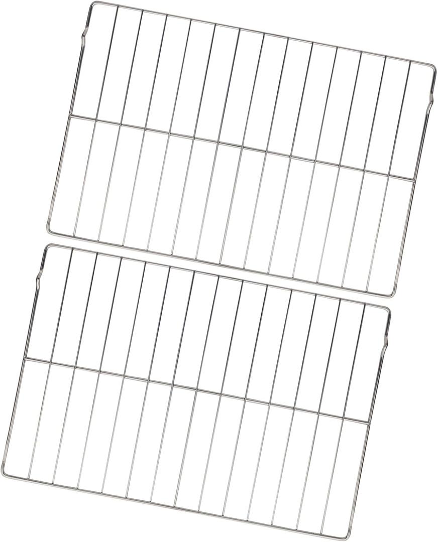 UPGRAGED 316067902 Oven Rack Replacement for Frigidaire Kenmore Range Stove Oven Parts 316069800 23" x 16" 304 Stainless Steel Rack Flat Frigidaire Range Oven Wire Rack 2 Pack