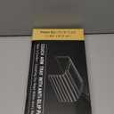 Sofa Arm Tray,Bamboo Folding Couch Arm Tray,Sofa Armrest Trays with Anti-Slip Pad for Drinks,Snacks,Phone,Remote ControlBlack (18.9*13)