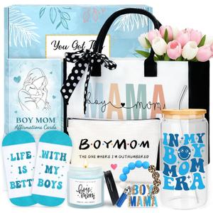 Boy Mom Gifts for New Mom Care Package New Moms Gift Basket for Boy Mama First Time Moms After Birth Essentials for Mommy To Be Postpartum Pampering Gifts for Pregnant Expecting Mama 1st Time Mother