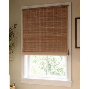 LazBlinds Blackout Bamboo Roller Shades, 31" x 72", Brown206