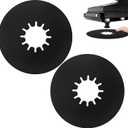 TonGass (2 Pack, Black) 5th Wheel Hitch Lube Plate 10in RV Camper Trailer Fifth Wheel Plate Wheel Accessories for 5th Wheel Trailer Safety Kit