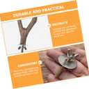 balacoo 8 Sets Stainless Steel Bird Cage Perch Screws and Nuts Kit Lightweight Bird Perch Fixing Accessories Easy Installation for Parrots and Small Pets