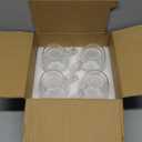 YUNCANG Double Wall Coffee Mugs, (4-Pack) 16 Ounces-Clear Glass with Handle,lnsulated,Cappuccino,Tea,LatteCups,Beverage Glasses Heat Resistant