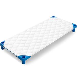 Comfyanno Quilted Daycare Cot Nap Mat Only, for Boys, Girls, Soft & Breathable, Gentle on Skin, Extra Support & Comfort for Toddler Cozy Nap Time, Fits 23" x 51" Standard Preschool Cot - White