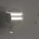 Restaurantware 3 x 3 x 1 Inch Round Appetizer Plates 100 Disposable Pastry Plates - Built-In Handle Premium Clear Plastic Dessert Plates with Handle Durable Serve Appetizers Or Desserts