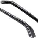 Car Front Foglight Lamp Cover Trim, Compatible with Honda Civic Hatchback 2020-2021, Carbon Fiber