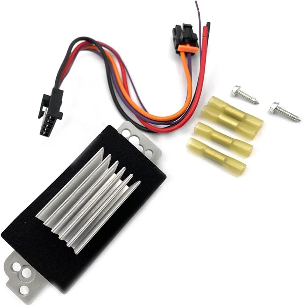 DEVMO Heater Blower Motor Fan Resistor Speed Control Module Upgrade Kit Compatible with 2003-07 HUMMER H2 19329838 19260762