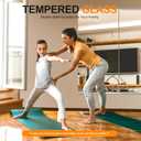 Delma Home Gym Mirror,48''x24''x2PCS Silver,Large Full Body Tempered Glass Frameless, Wall-Mounted for Gym, Yoga, Garage, Bedroom, Bathroom