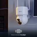 Nexxt Solutions Smart Wi-Fi Solar Camera - Outdoor PTZ, Motion Detection, Night Vision, Wireless Security Home Automation System Alexa &Google Home Compatible | Camara de Seguridad