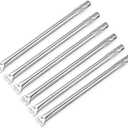 67554 Burner Tubes Replacement Parts for Weber Summit 600 Series Model Years 2007 and Newer Gas Grill Models, 6 Pack Pipe Grill Burner Tubes, Stainless Steel