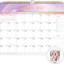 4 x Lbylyhxc 2026 Calendar - Use Now to December 2026 -18 Monthly Wall Calendar 2026, 11 x 8.5 Inches.Thick Paper with Julian Dates and Block for New Year and Christmas Presents (Wall Calendar 2025-2026 Colorful)