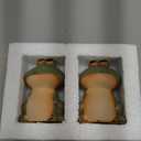 Frog Toilet Bolt Caps Ceramic Toilet Bolt Covers Decorative Toilet Screw Cover Caps, Toilet Caps for Bottom of Toilet, Cute Toilet Bowl Bolt Covers for Bathroom Decor, Easy to install (Green)