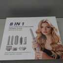 DORISILK 8 in 1 Hair Styler & Hair Dryer Brush Blow Dryer, 110,000 RPM High-Speed Hot Brush Styler and Auto Wrap Curlers, Ionic Smooth for Straightening Curling Volumizing Fast Drying, Champagne Gold