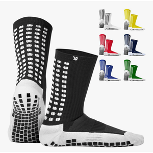 Lux Dual Grip Socks - Soccer Grip Socks for Men and Women. GripArray Performance & Comfort size S