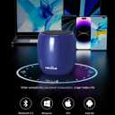 Small Speaker, Bluetooth Speaker with 360HD Stereo Sound and Robust Bass, Mini Speakers with Hands-Free Call, IP67 Waterproof, Portable Speakers for Shower, Room, Car, Trip, Ideal Gift for Men, Women