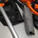 Drywall Sander, 1000W Popcorn Ceiling Removal Tool, Automatic Drywall Sander with Vacuum Dust Collection, LED Light, 6 Variable Speed 800-2200RPM,15Pcs Sanding Discs, Foldable & Extendable Handle (Orange Red)