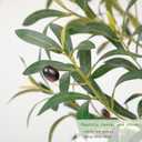 Nafresh Majestic Faux Olive Tree 8ft Artificial Olive Tree Indoor & Outdoor with Lifelike Leaves & Textured Branches for Living Room, Office, Entryway,Patio