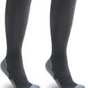 Begrily Compression Socks for Men & Women 20-30mmHg Circulation Knee High Sock for Running Cycling Athletic Training
