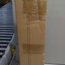 Modern Brown Curtain Rods for Windows 28 to 48 Inches Adjustable Length Heavy Duty 1" Diameter Window Curtain Rod with Decorative Finials for Outdoor Bedroom Kitchen Living Room