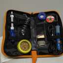 Electronics Soldering Iron Kit - 80W Digital LCD Solder Gun with ON/OFF Switch Adjustable Temperature Controlled and Fast Heating Thermostatic Design Welding Tools for DIY Welding Circuit Board (80W)