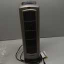 Lasko Oscillating Digital Ceramic Tower Heater for Home with Adjustable Thermostat, Timer and Remote Control, 23 Inches, 1500W, Silver, 755320