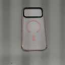ORNARTO Air Case for iPhone 17 Pro Max Clear | Military-Grade Drop Protection | Camera Control Button | Compatible with MagSafe | Built-in Air Phone Cover - Pink