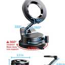 LISEN for Magsafe Car Mount, Magnetic Phone Holders for Your Car, Vacuum Phone Mount for Car Accessories for Women Men Jeep BMW, SuctionPro Gifts Kits, for iPhone 17 Pro Max 16 15 14 13 12