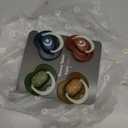 Tommee Tippee NightGlow Pacifiers, 18-36 Months, Glow in The Dark, Symmetrical Nipple, 100% BPA Free Silicone, Dishwasher and Sterilizer Safe, Twilight Tones, Pack of 4 (Brights)