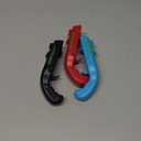 Cap Shooting Bottle Opener Gun - Launches Caps for World Cup Parties, BBQs & Adult Gatherings, Fun Gadget for Men, Unique Gag Gift for Sports Events (Blue Red Black)