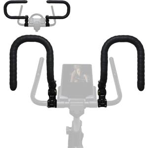 1 Pair U-Handlebar Extender for Indoor Spin Bikes,Get a Comfortable Upright Ride & Multiple Grip Positions to Relieve Strain.