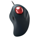 PORLEI Wired Trackball Mouse for Large Hands, Ergonomic Design Reduces Wrist & Muscle Strain, Precision Tracking with Easy Index Finger Control, Compatible with PC, Laptop, Windows, Mac, Red