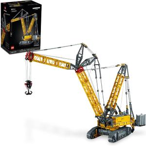 LEGO Technic Liebherr Crawler Crane LR 13000 Model Kit - Bedroom or Office Decor for Adults, Ages 18+ - Building Blocks for Adults to Display - Gift Ideas - 42146