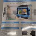 WONNIE Tablet Holder for Car, Upgraded iPad Holder for Car Mount Headrest, iPad Mount Back Seat for Kids with Anti-Slip Strap, Silicone Holding Net/Fits All 7-12.9'' Tablets