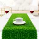Grass Table Runner, 12" x 108" Easter Table Runner, Easte-Table- Decorations-Indoor, Fake Grass Decor: No Shedding & No Mess, Turf Table Tunner for Easter, Golf, Football, Birthday, Wedding Parties