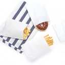 100-pack 4x6 Inches White Kraft Paper Bags for Bakery Cookies Treats Snacks Sandwiches Popcorn Small Gift bag