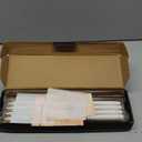 Prerish 20PCS Floating Candles with Wand, Magic Halloween Hanging Candles, Flickering Battery Operated Taper LED Flameless Candles with Wand Remote for Halloween Decorations Gifts Indoor