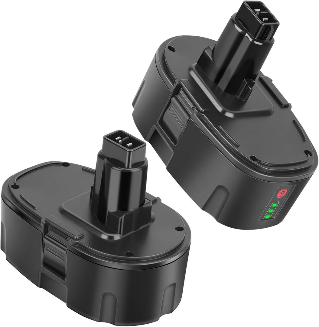 18V Lithium-Ion Battery Replacement Compatible for Dewalt 18v Volt XRP DC9096 DC9098 DC9099 DE9039 DE9095 DE9096 DE9098 DW9095 DW9096 DW9098 DE9503 DC9182 Cordless Power Tools (2 Pack 5.5Ah)