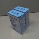 2 x 4-in-1 Pet Steam Spray Brush With Handle, Rubber Brush With Release Button, Dog Comb for Longhair & Shorthair Cat & Dog Cleaner (Blue)